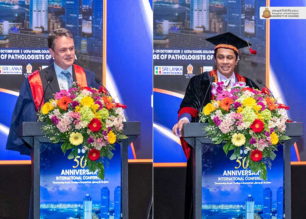 The Faculty of Medicine collaborated with the College of Pathologists of Sri Lanka at its 50th Anniversary International Conference