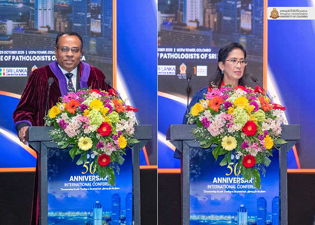The Faculty of Medicine collaborated with the College of Pathologists of Sri Lanka at its 50th Anniversary International Conference