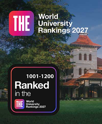University of Colombo Retains Top Position in Sri Lanka in THE World University Rankings 2027 University of Colombo Retains Top Position in Sri Lanka in THE World University Rankings 2027