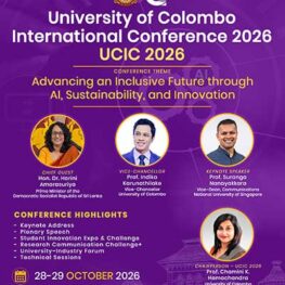University of Colombo International Conference 2026 (UCIC 2026)