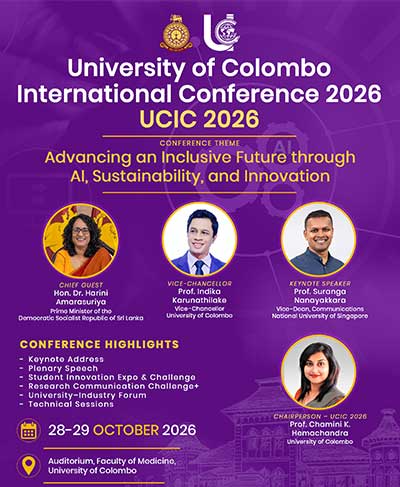 University of Colombo International Conference 2026 (UCIC 2026)