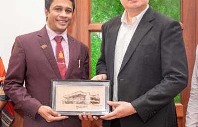 Mr Collins Chong Yew Keat from the University of Malaya Visits University of Colombo for AUA Exchange