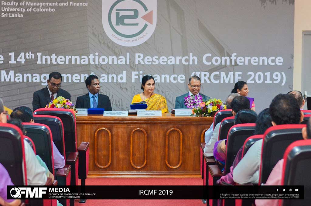 14th Annual International Research Conference on Management and Finance 14th Annual International Research Conference on Management and Finance
