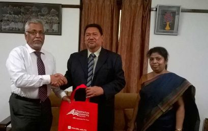 Vice Chancellor of Infrastructure University Kuala Lampur, Malaysia visited University of Colombo