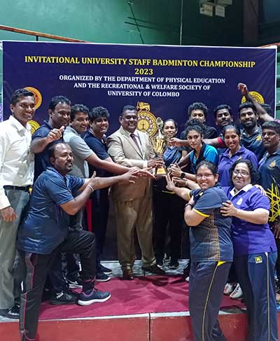 Vice Chancellor’s Challenge Trophy 2023 invitational Universities Staff Badminton Championship
