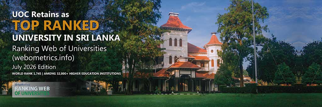 Retains Top Rank as University in Sri Lanka: Webometrics 2026 (2nd Edition)